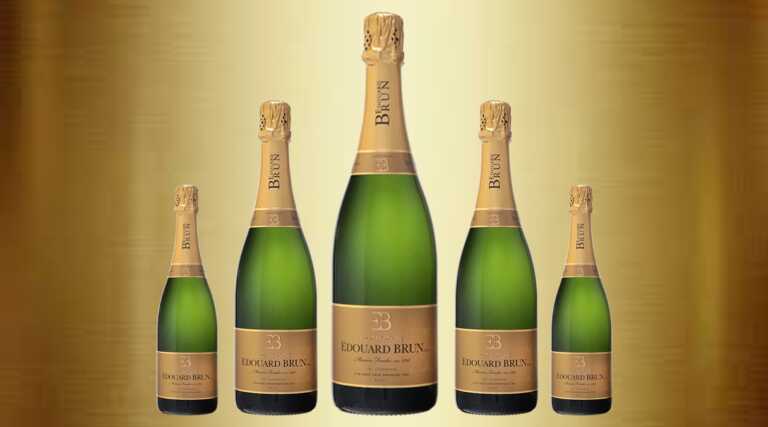 Champagne Édouard Brun Vintage 2012 bouteilles de toutes tailles