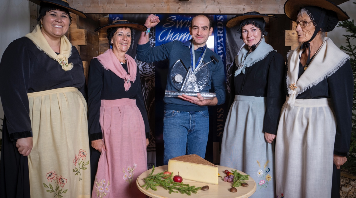 Swiss Cheese Awards avec le gagnant Marc Delacombaz
