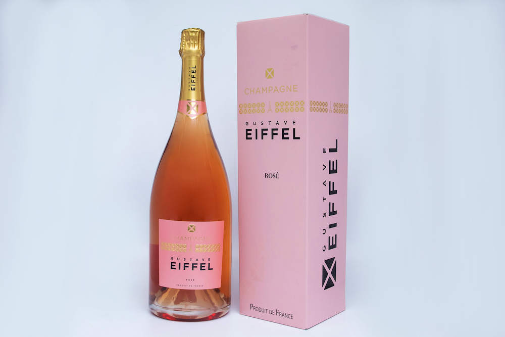 champagne rosé Gustave Eiffel