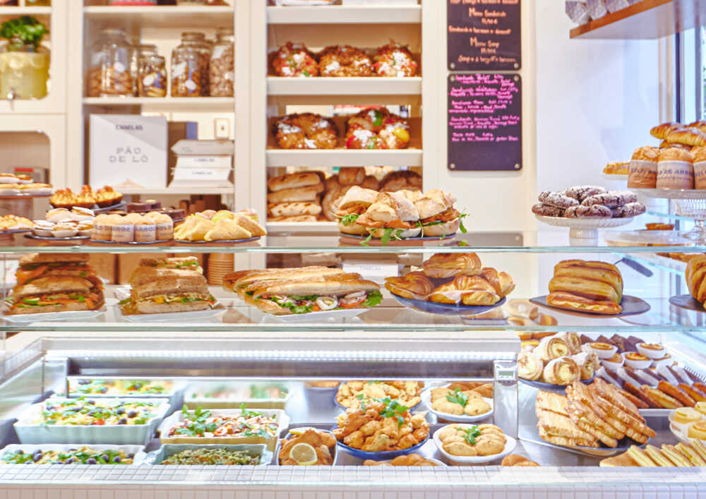 Canelas : vitrine de la boutique portugaise