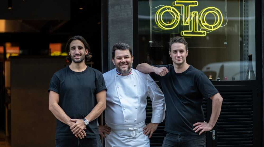 Otto, le chef et ses deux associés