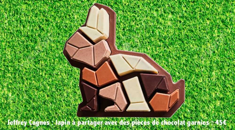Jeffrey Cagnes lapin en chocolat