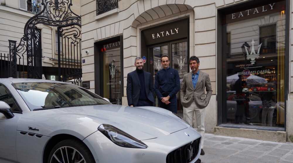 Maserati Caffè Paris devant Eataly