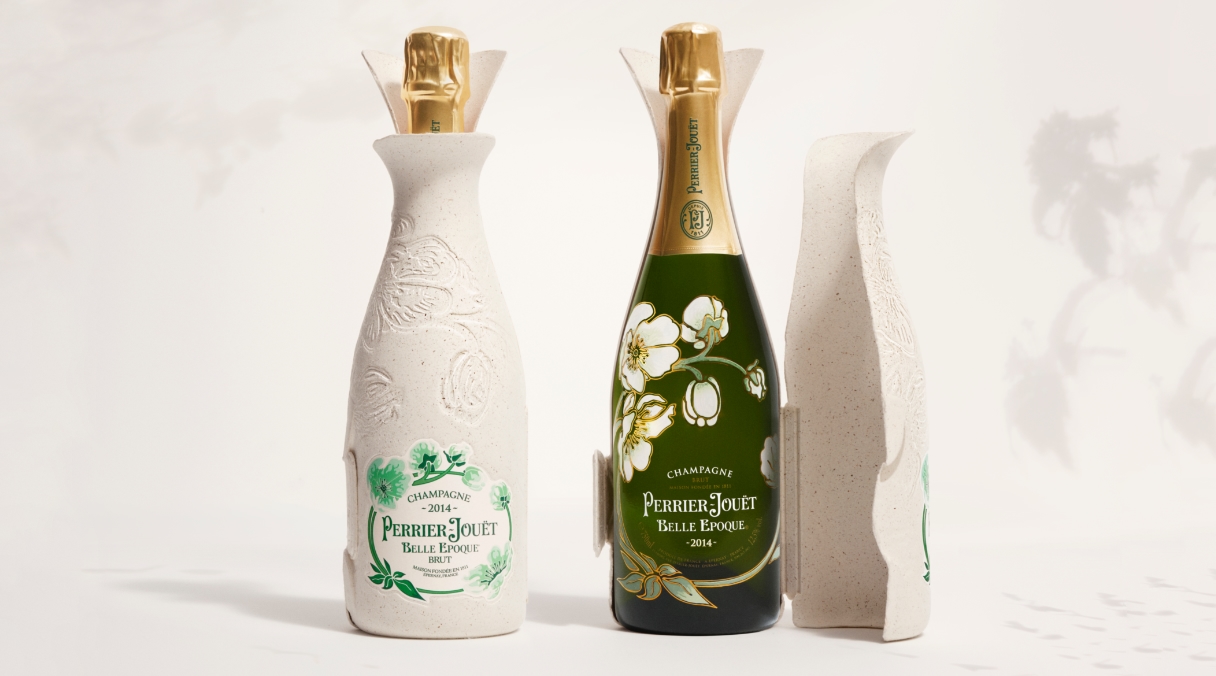 Perrier-jouet bouteilles de champagne