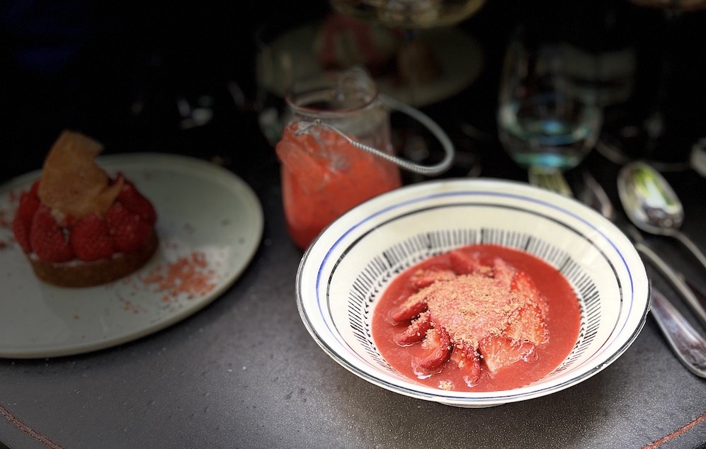 Le Potager du Roch dessert autour des fraises