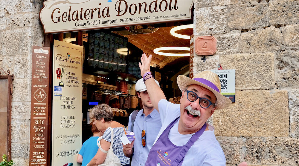 meilleur glacier du monde en Toscane