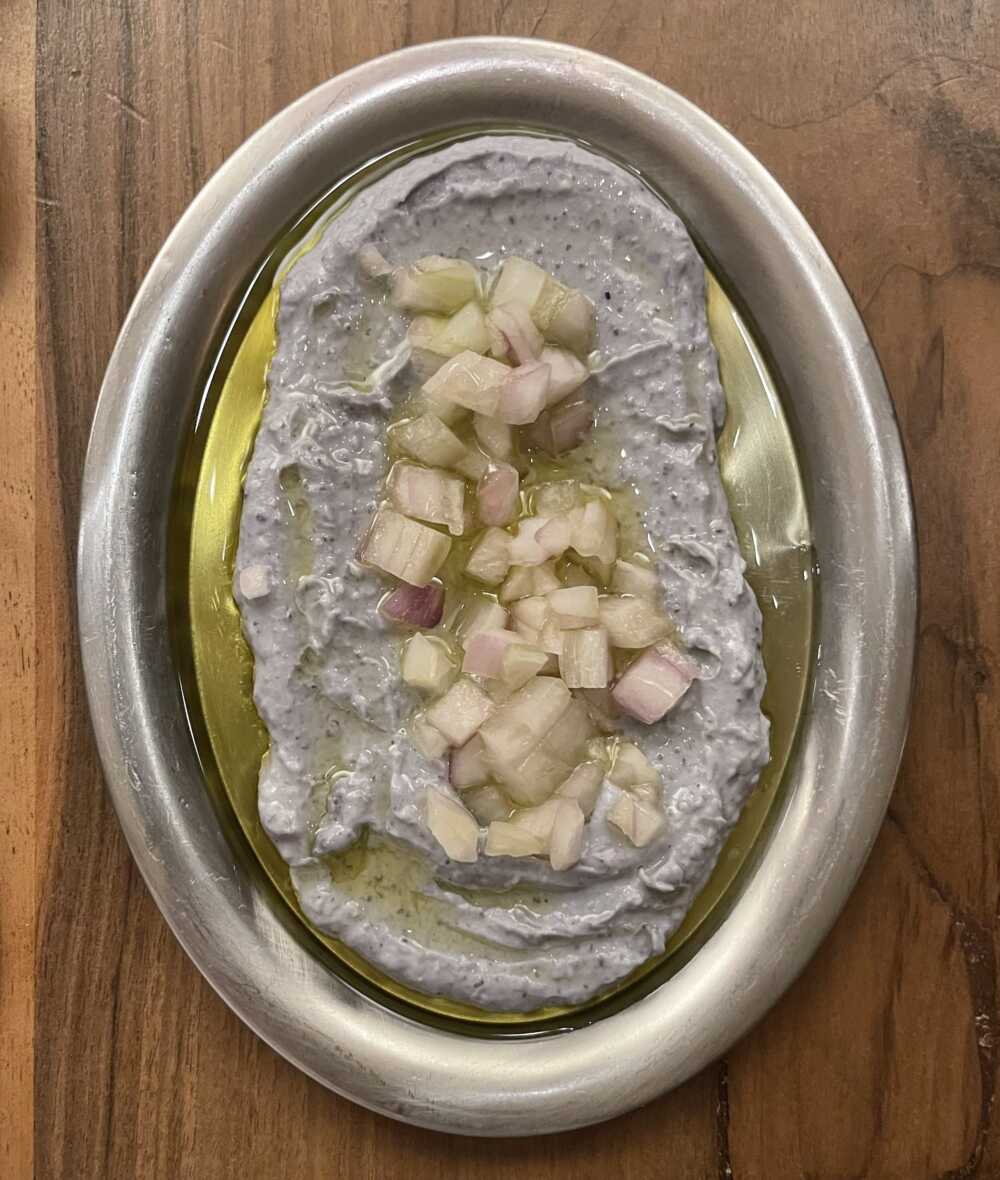 restaurant israélien purée