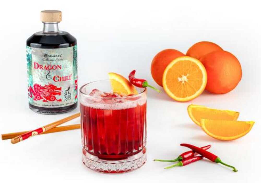Dragon & Chili cocktail orange