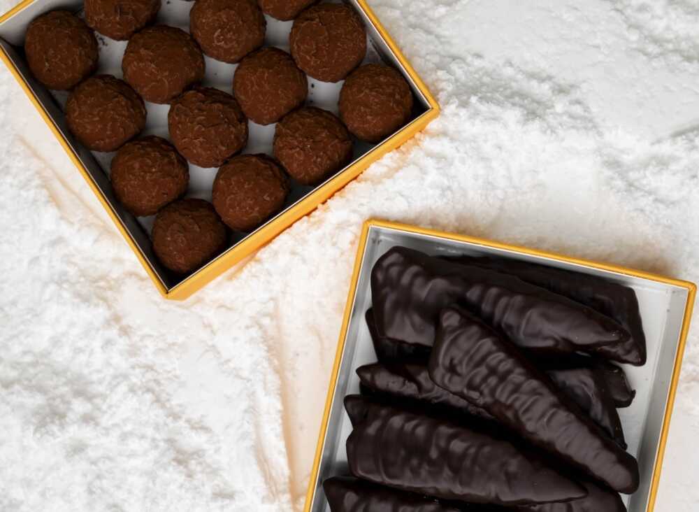 Coffrets truffes et orangettes