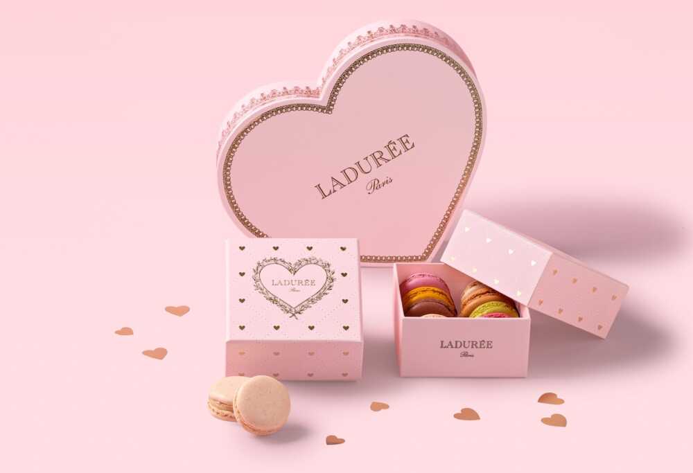 Ladurée boite forme de cœurs