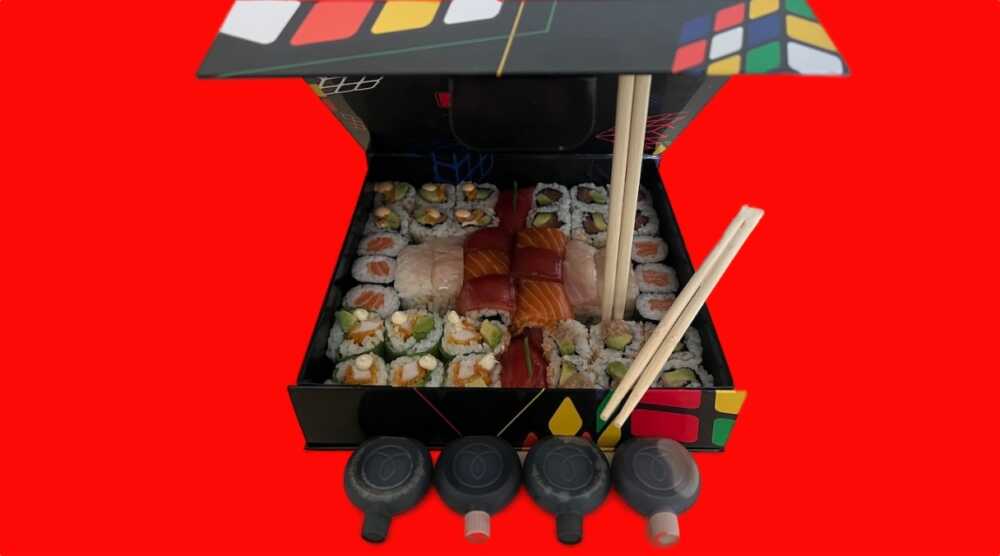 Rubik's Cube X Sushi Shop