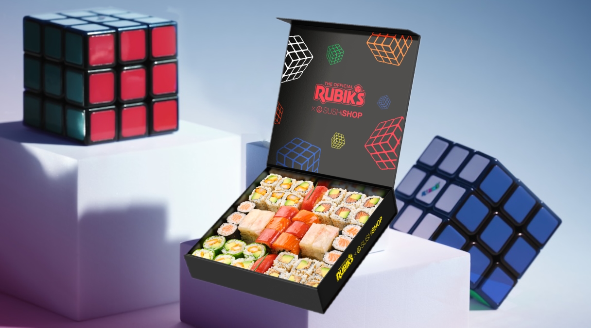 Rubik&rsquo;s Cube Box, les saveurs cubiques de Sushi Shop