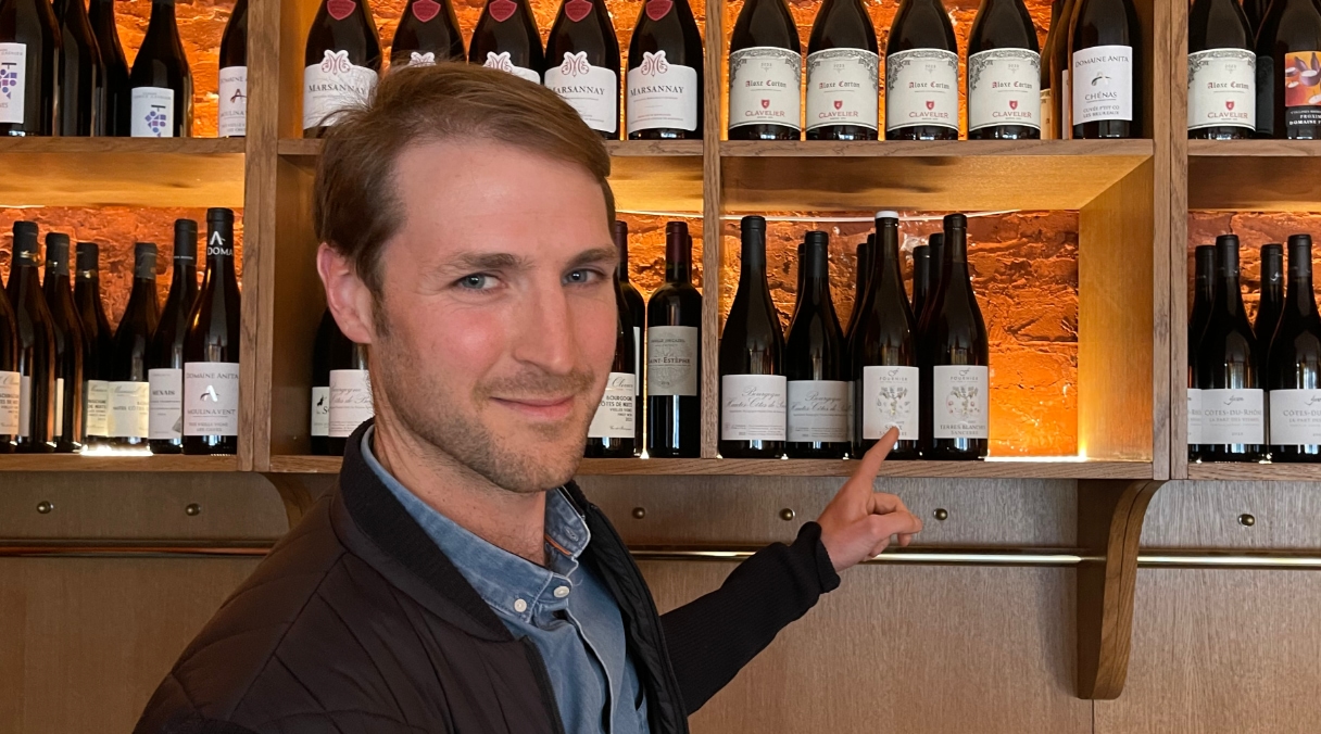 Damien Laurent, œnologue du Domaine Fournier Père et Fils