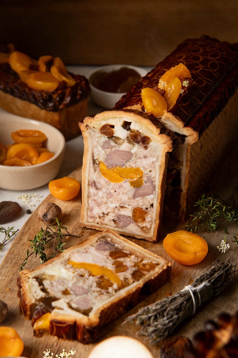 pâté en croûte : abricot