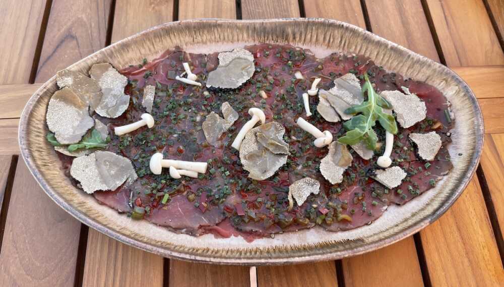 Coya Beach carpaccio