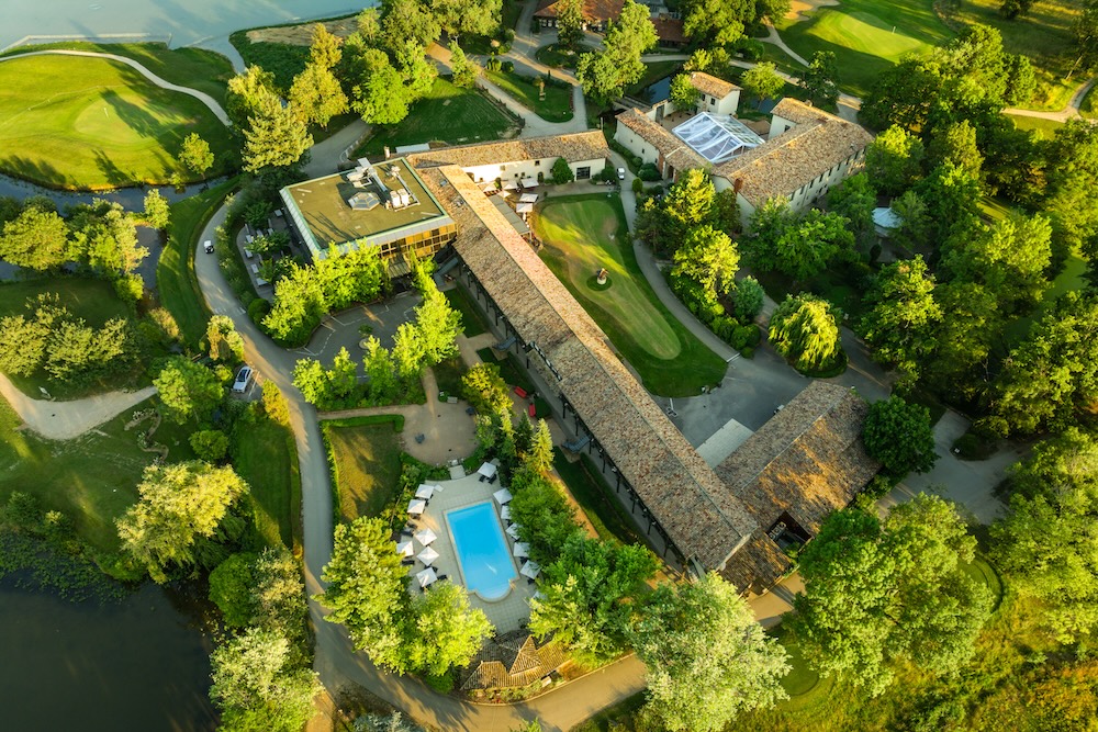 Domaine du Gouverneur vue aérienne