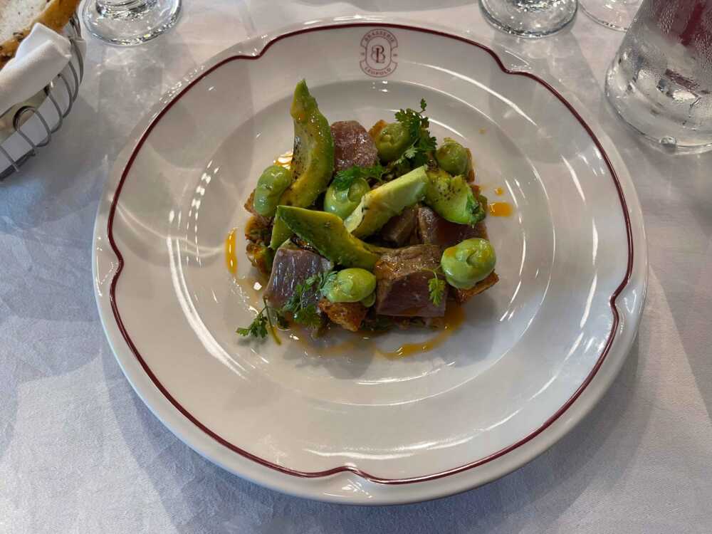 Brasserie Léopold thon à l'avocat
