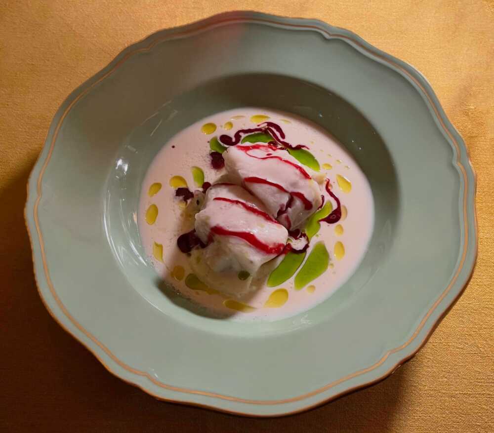 Bvlgari Hôtel Paris plat de poisson