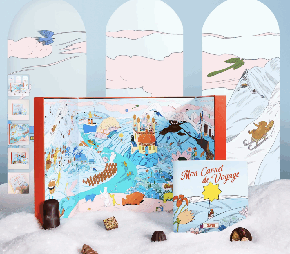 calendriers des gourmets Chapon carnet de voyage