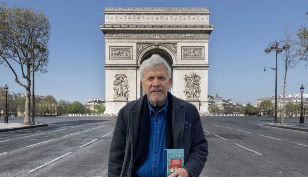Albert Nahmias à l'arc de Triomphe