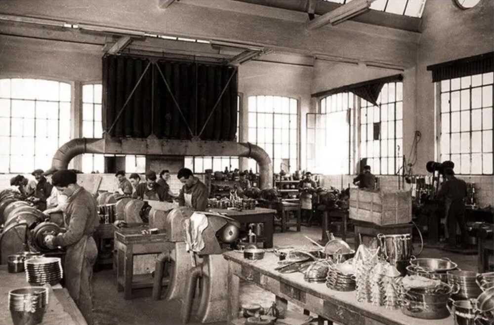 Usine Lagostina en Italie