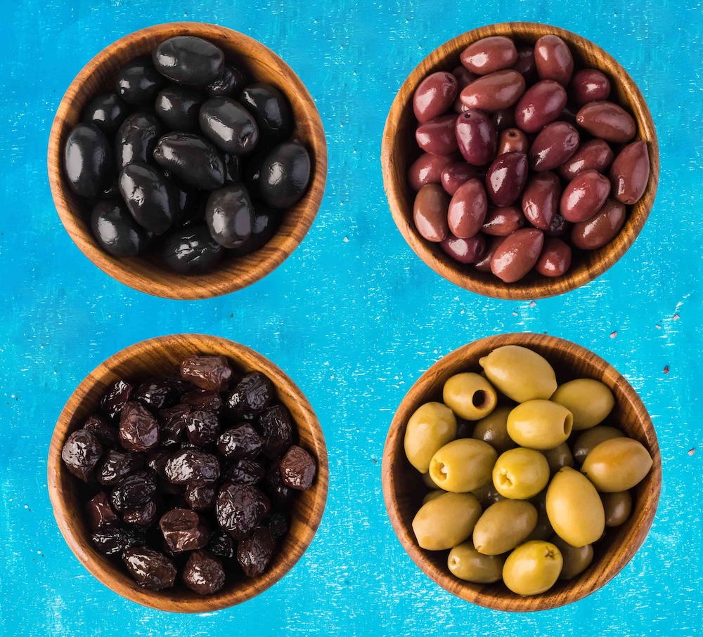 Olives de table grecques 4 variétés