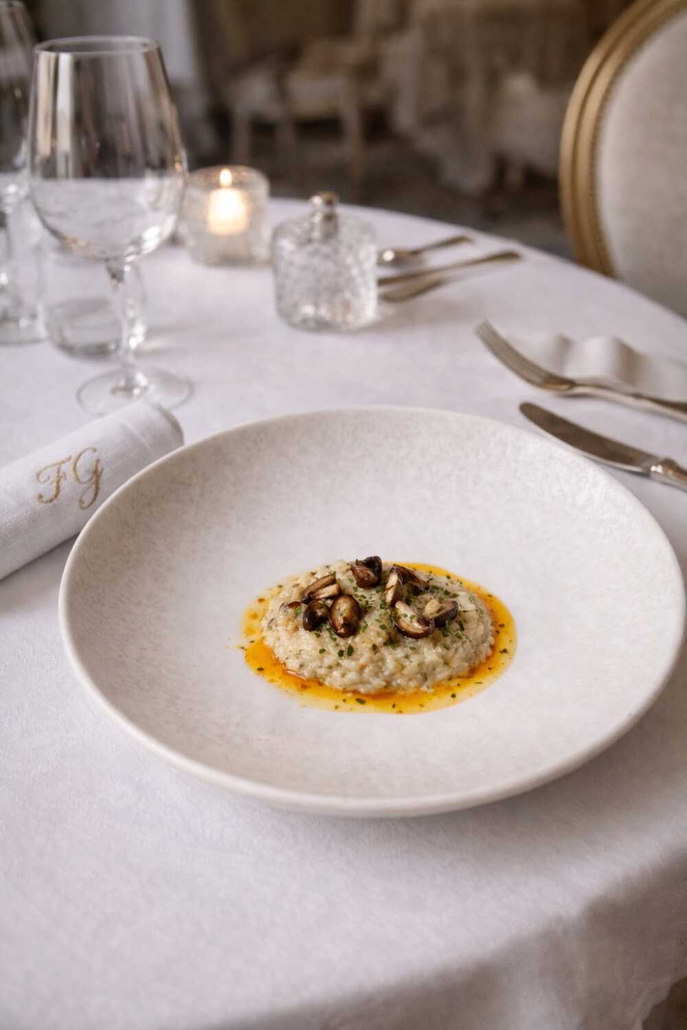 Huiles aromatiques risotto