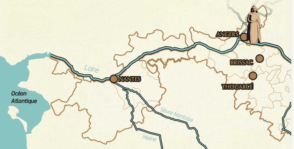 Loire carte des villes