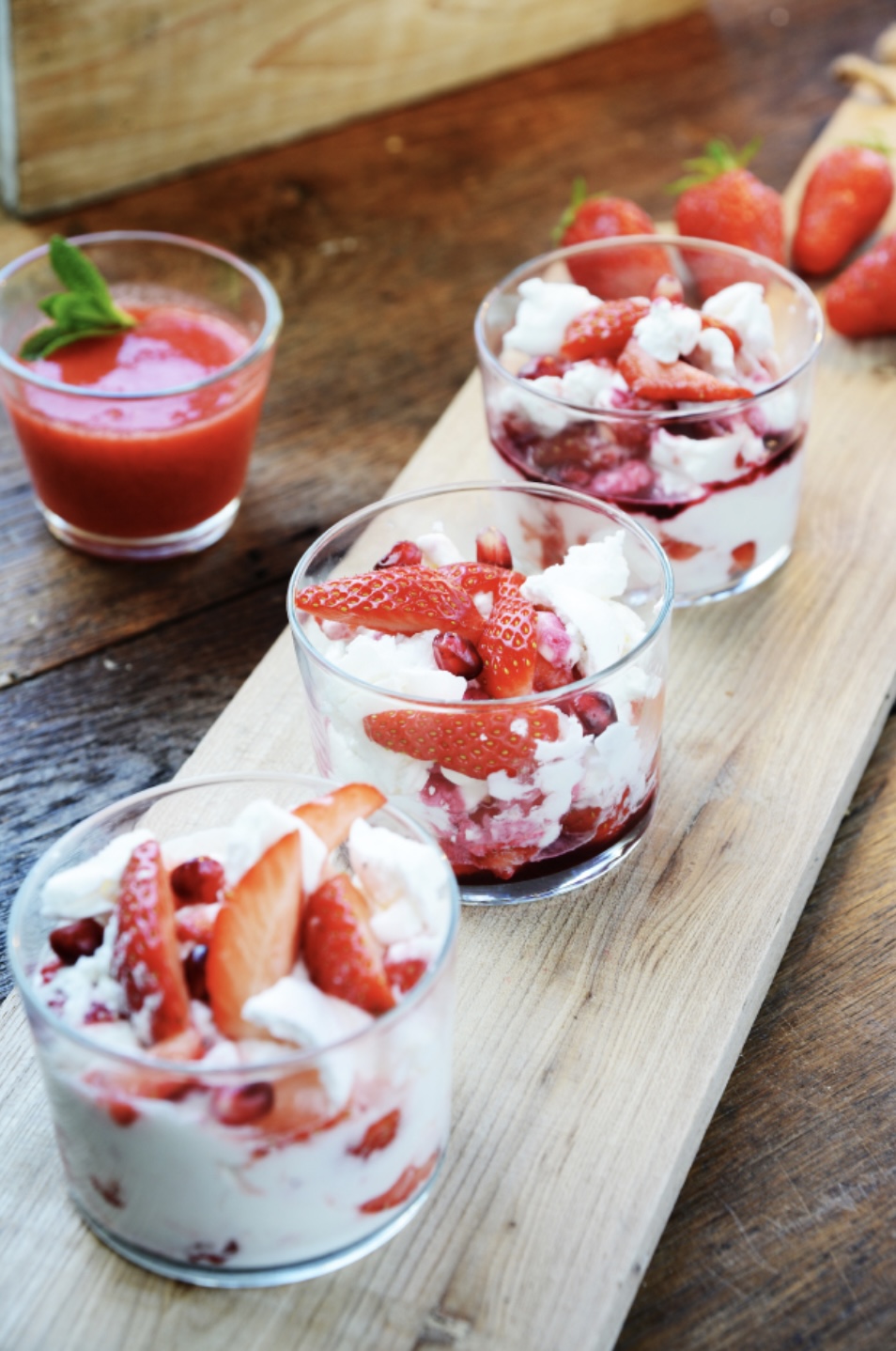 Fraise du Périgord IGP verrines