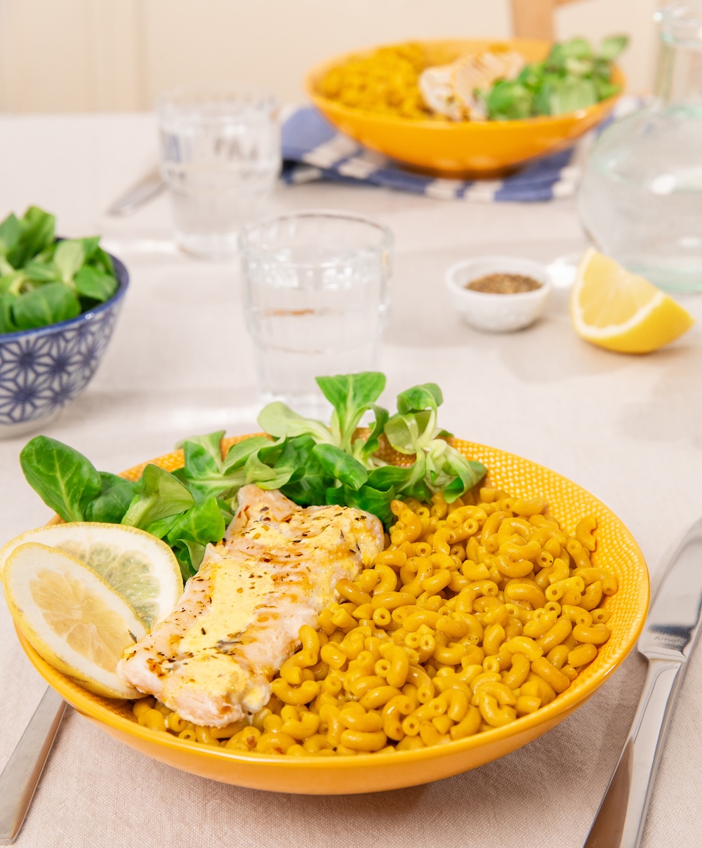 Coquillettes au curry