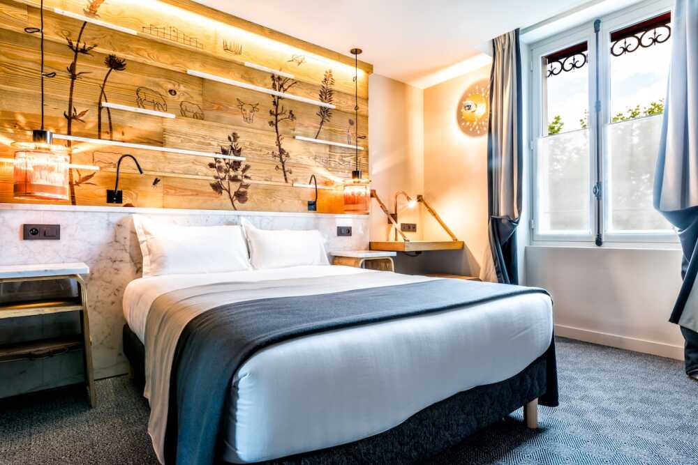 Au Bœuf Couronné chambre