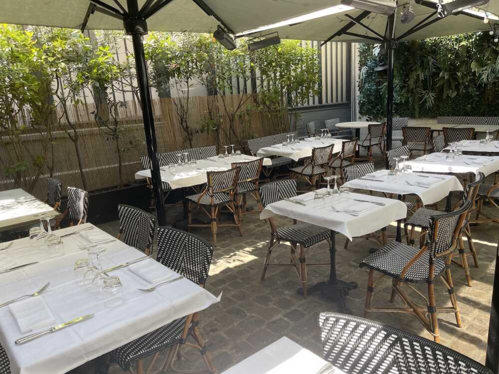 Au Bœuf Couronné terrasse