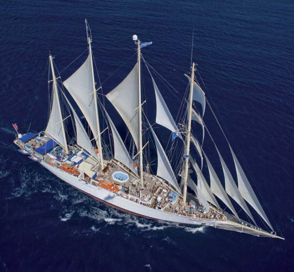 Star Clippers vue de haut