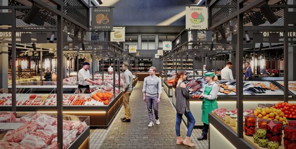 La Halle de la Varenne marché