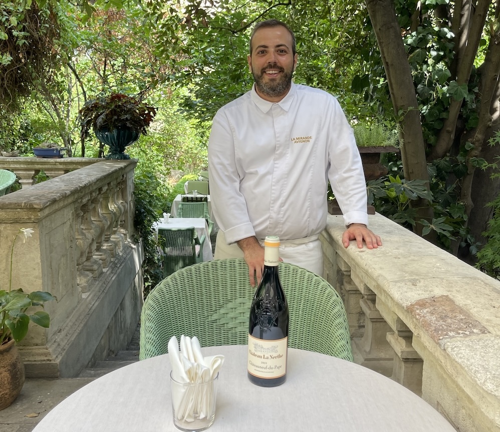 Michele Donvito au jardin de la Mirande