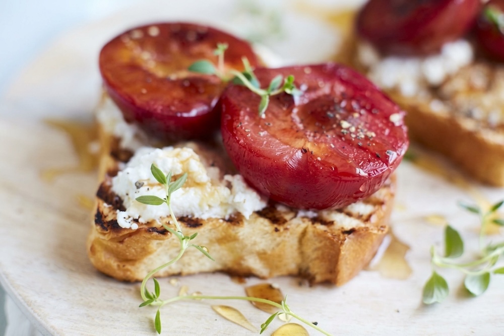 prune tartine
