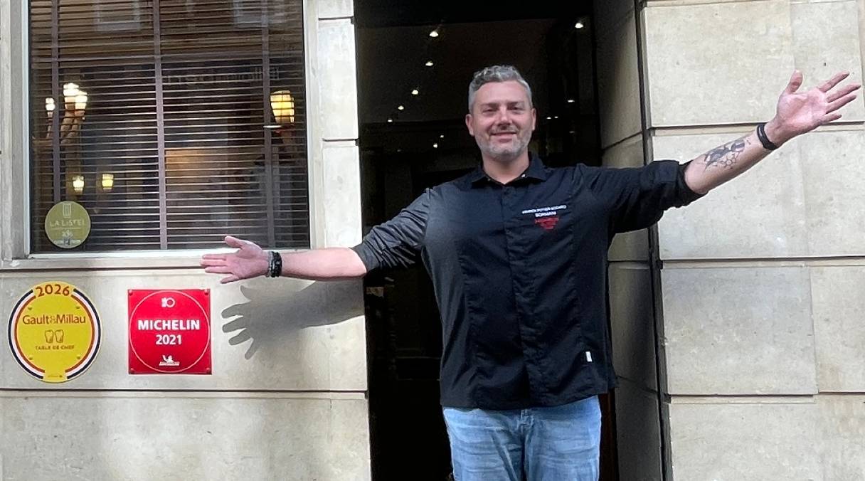 Avec le chef Franck Potier-Sodaro, chez Sormani